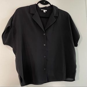 Frank and Oak short-sleeve blouse